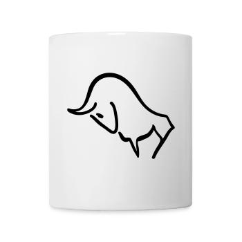 stier - Mug blanc - blanc - Devant