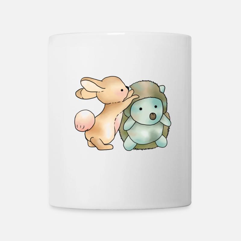 Hase und Igel - Tasse - Weiß