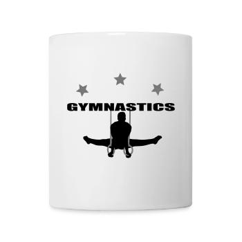 gymnastics men - Mug - white - Front
