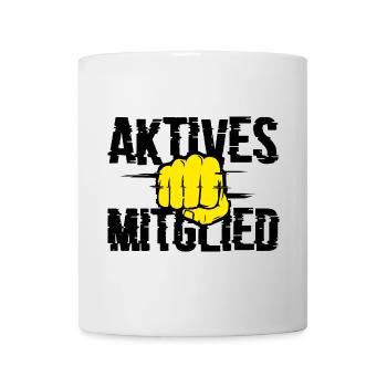 Active member - Mug - white - Front