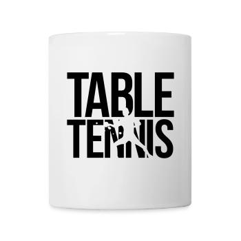 tennis de table tennis de table - Mug blanc - blanc - Devant