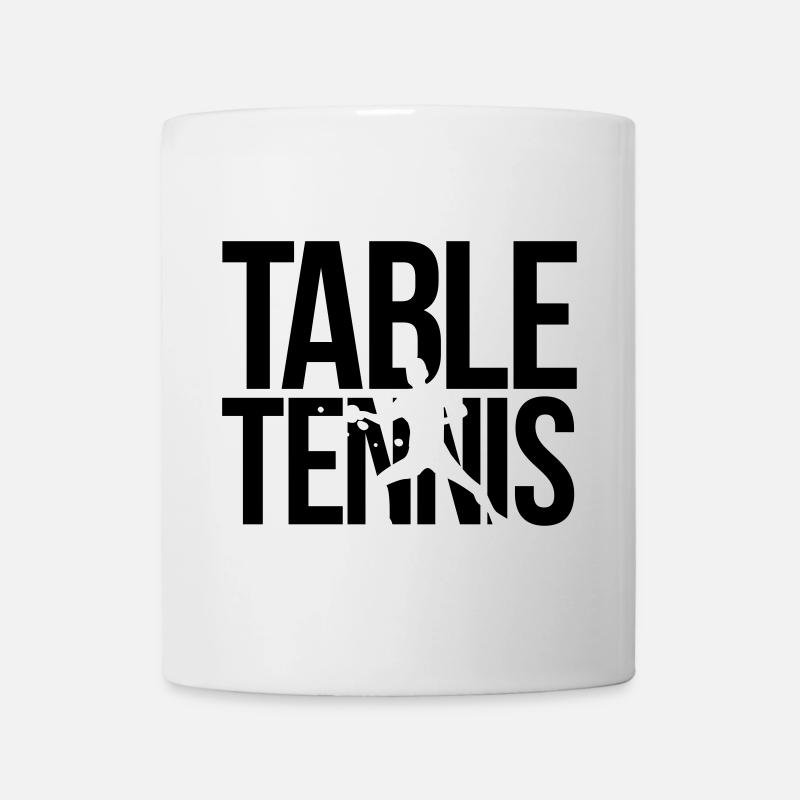 tennis de table tennis de table - Mug blanc - blanc