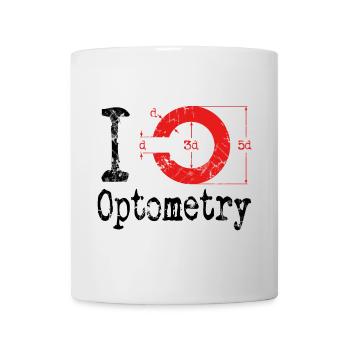 I love Optometry Optometrist - Tasse - Weiß - Vorne