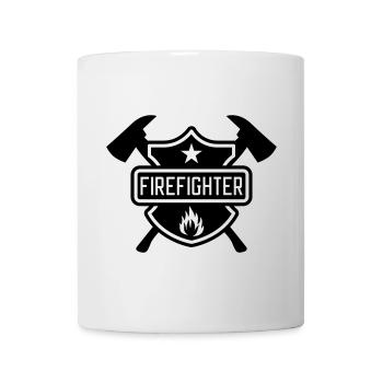 Firefighter - Tasse - Weiß - Vorne