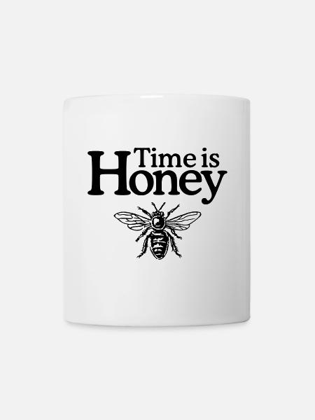 Time is Honey - Tasse - Weiß