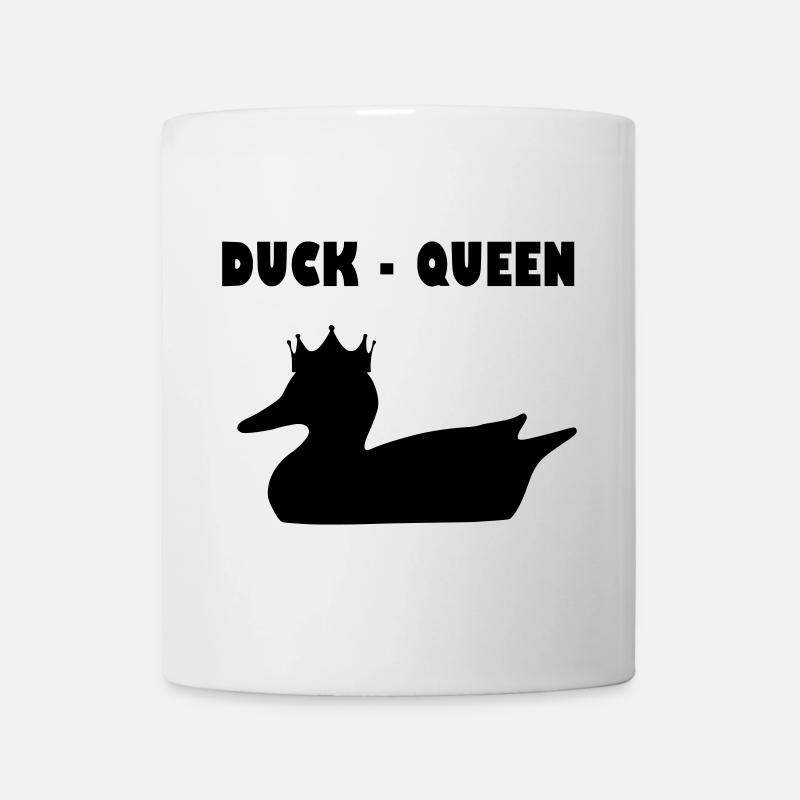 Duck - Queen Ente Partner Look Geschenk - Tasse - Weiß