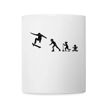 Patineurs - Mug blanc - blanc - Devant