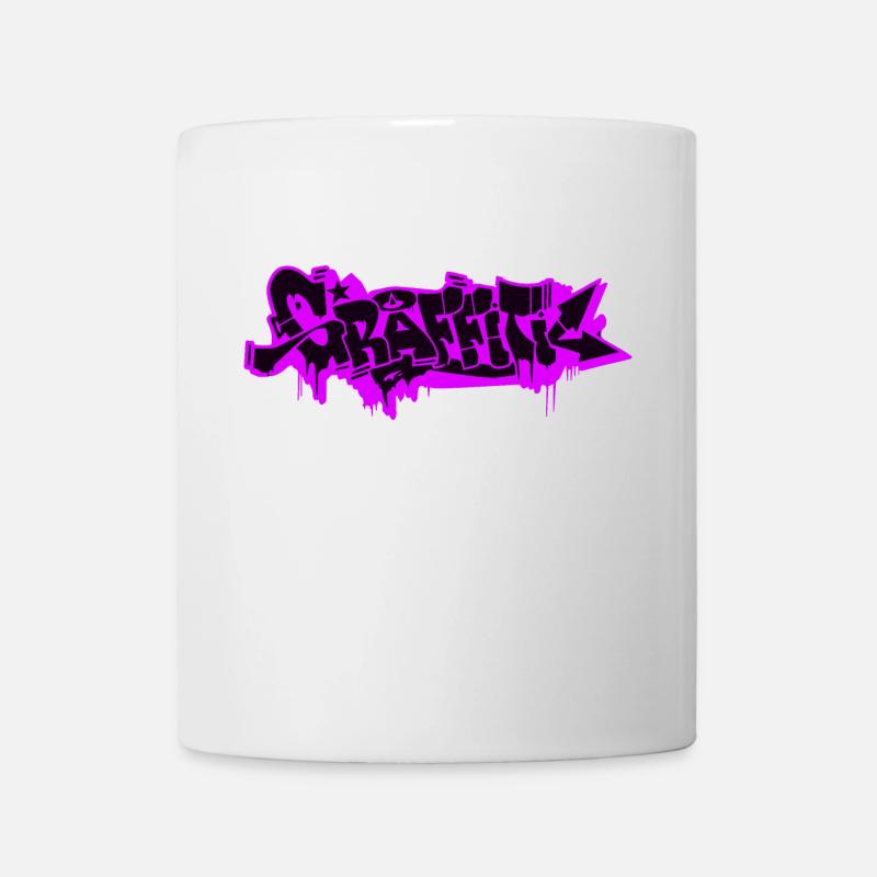 GRAFFITI - Mug blanc - blanc