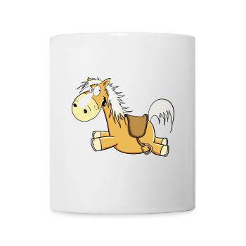 Happy Haflinger Renard Cheval I Cavalier Cadeau - Mug blanc - blanc - Devant