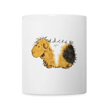 Whirlig guinea pig cartoon - Mug - white - Front