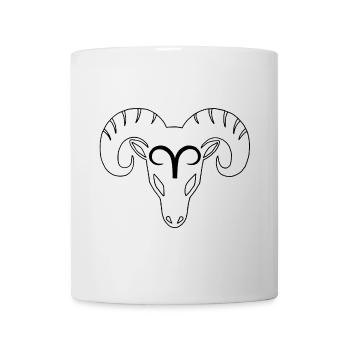 Zodiac sign: ram - Mug - white - Front