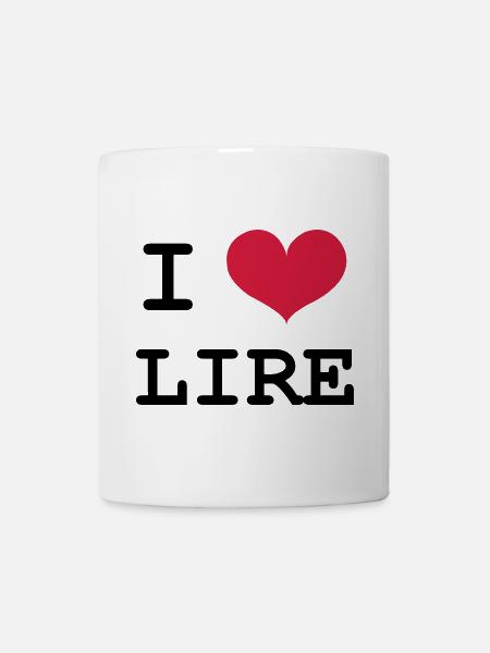 I Love Lire - Mug blanc - blanc