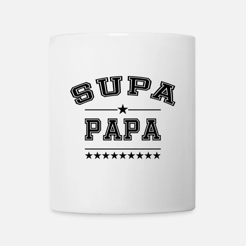 Supa Papa  - Tasse - Weiß
