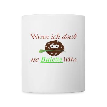 Bulette Frikadellen Mett - Tasse - Weiß - Vorne