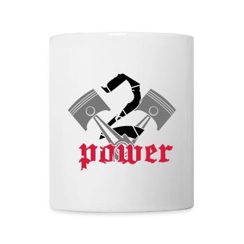 V2 Power - Tasse - Weiß - Vorne