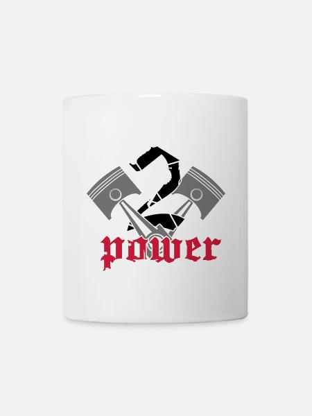 V2 Power - Tasse - Weiß
