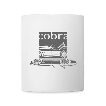 shelby cobra v8 muscle auto Logo Illustration icon - Tasse - Weiß - Vorne