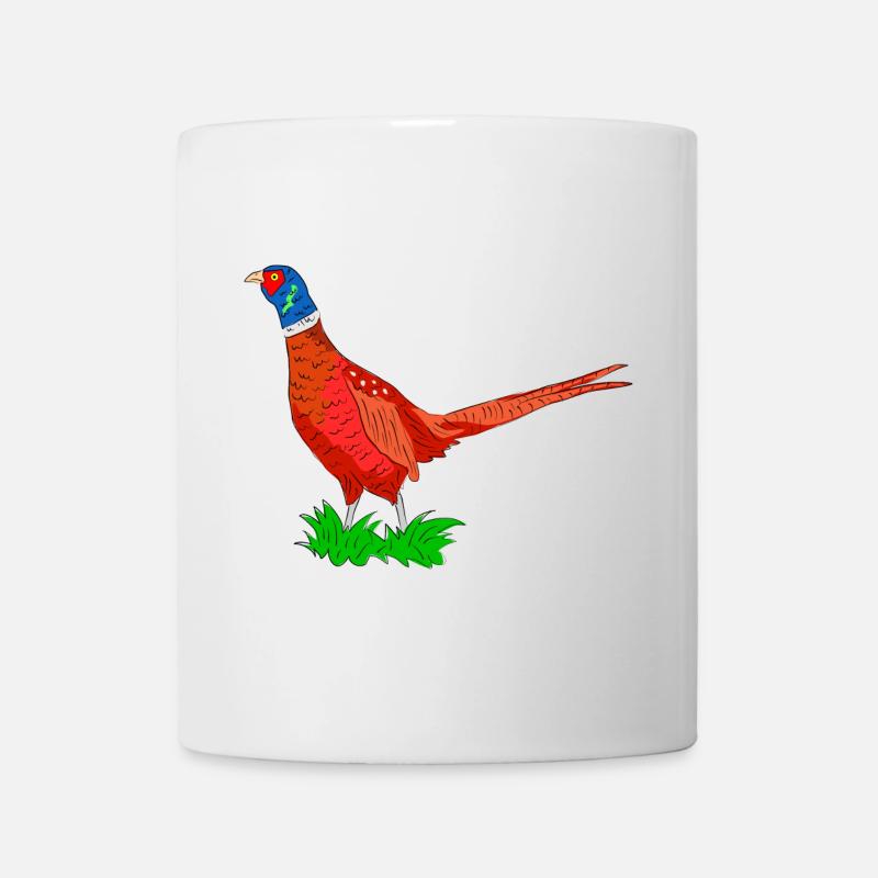 Colored Pheasant Adventure Graphic - Mug - white