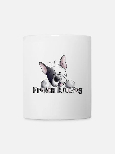 Bouledogue français drôle - Chien - Chiens - Mug blanc - blanc