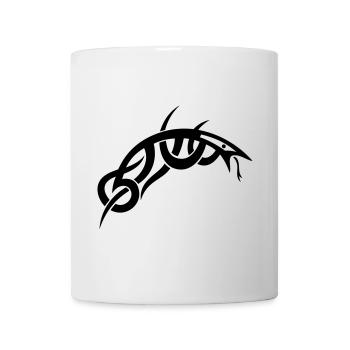 Small and filigree Tribal snake. - Mug - white - Front