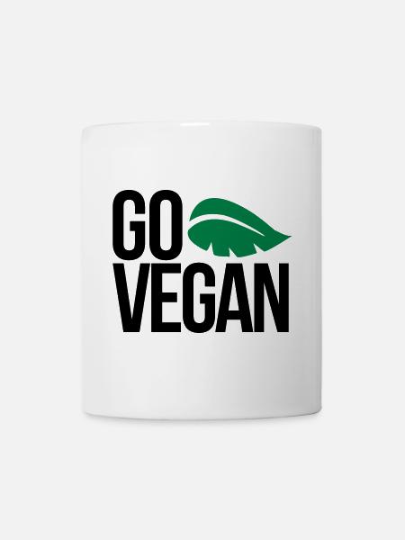 vegan - Tasse - Weiß