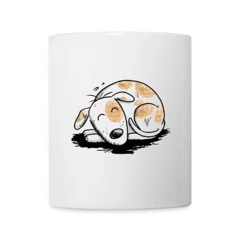 Drolly Jack Russell dog cartoon - Mug - white - Front
