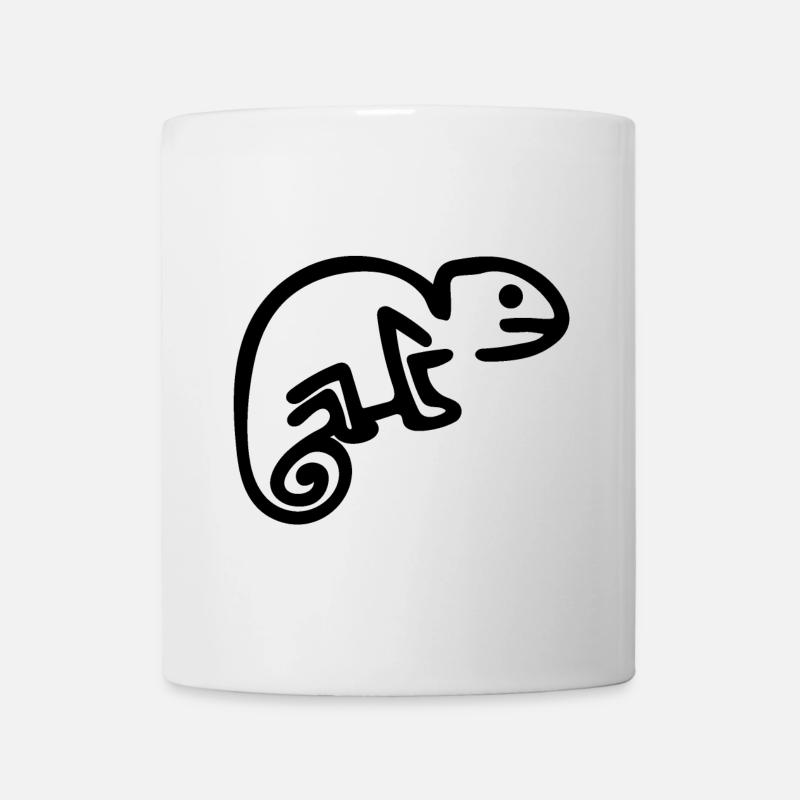 Chamäleon - Tasse - Weiß