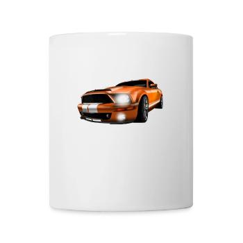 sport car - Tasse - Weiß - Vorne