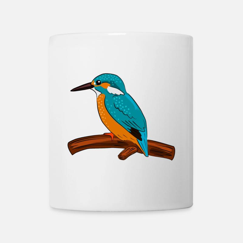 martin-pêcheur - Mug blanc - blanc