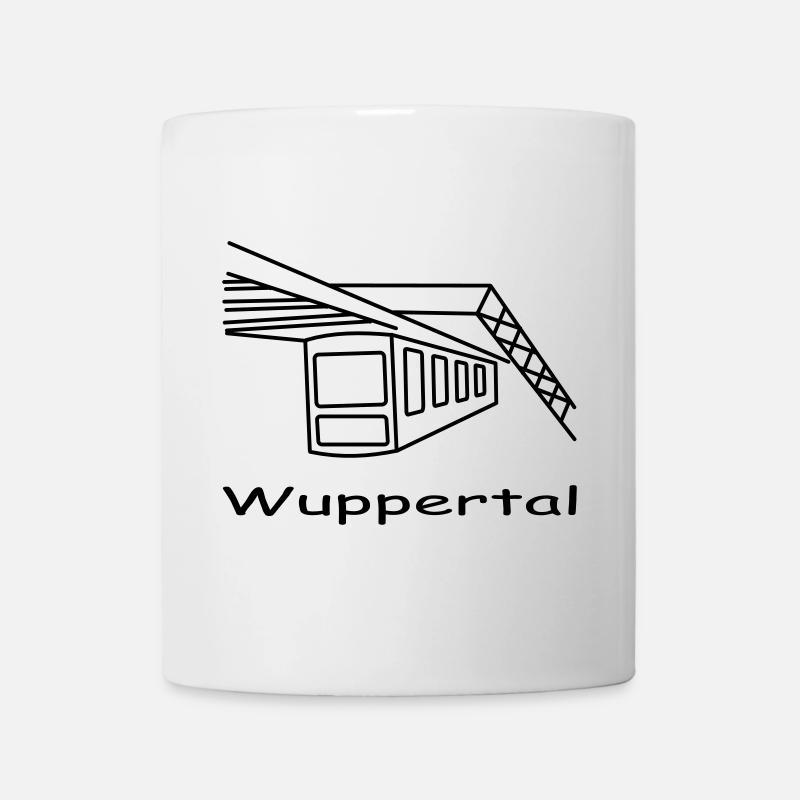 schwebebahn wuppertal - Tasse - Weiß