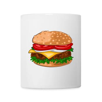 hamburger - Mug - white - Front