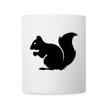 Eichhörnchen - Tasse - Weiß - Vorne