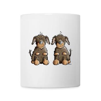 Two Dachshunds - Mug - white - Front