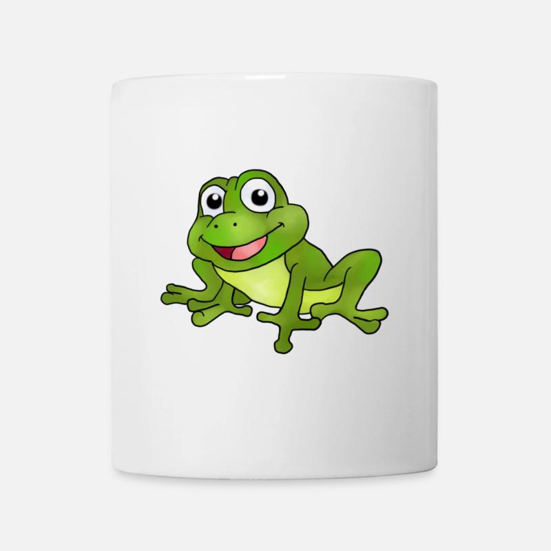 Frosch - Tasse - Weiß