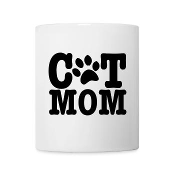 katzen - Tasse - Weiß - Vorne
