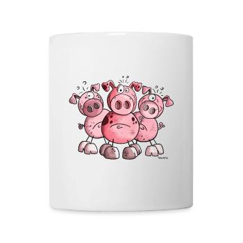 Three Pigs - Mug - white - Front