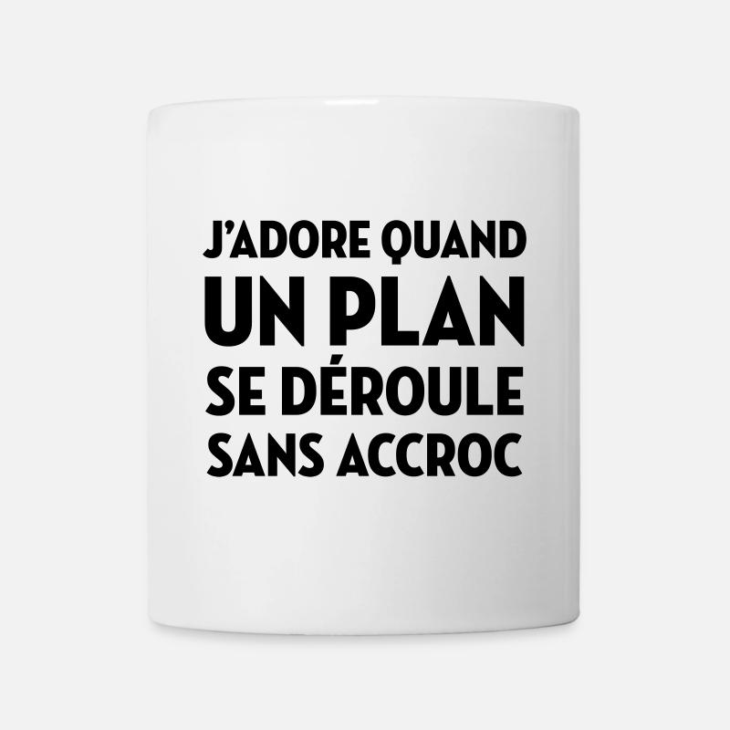 Se Déroule Sans Accroc / Agence Tous Risques - Mug blanc - blanc