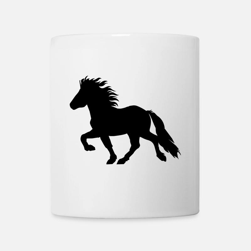 Süßes Islandpferd, Tölter No. 6, Isländer - Tasse - Weiß