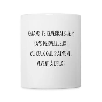 Cinéma / Citation / Série télé / Geek - Mug blanc - blanc - Devant