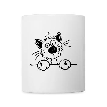 Mignon Chat - Mug blanc - blanc - Devant