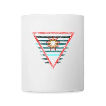 Superheld Emblem - Scifi - Tasse - Weiß - Vorne