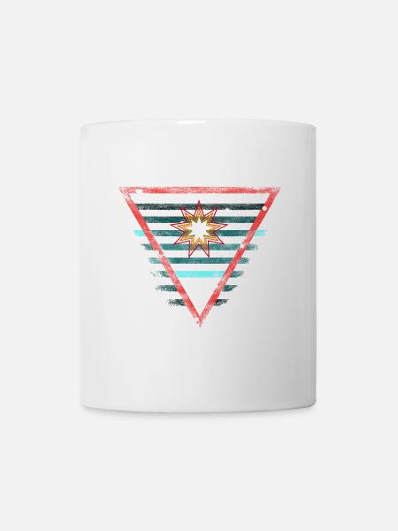 Superheld Emblem - Scifi - Tasse - Weiß