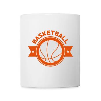 Basketball - Basket Ball - Game - Sport - Player - Tasse - Weiß - Vorne