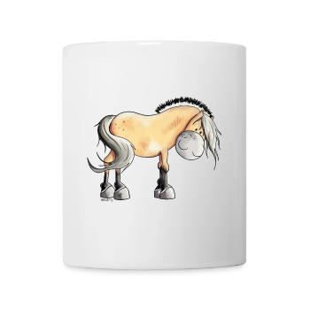 Happy Fjord Horse - Mug - white - Front