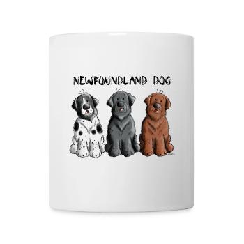 Newfoundland Dog Team - Mug - white - Front