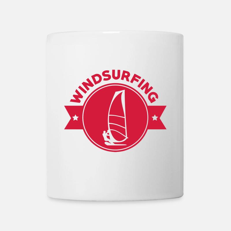 Planche à voile / Véliplanchiste / Windsurf / - Mug blanc - blanc