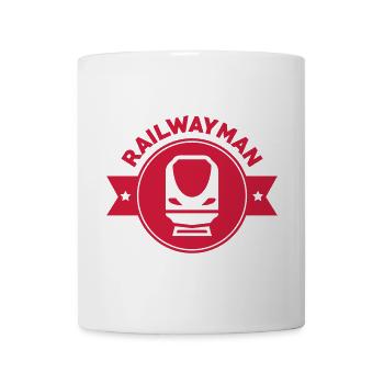 Railway Railwayman Cheminot Train Eisenbahn - Mug - white - Front