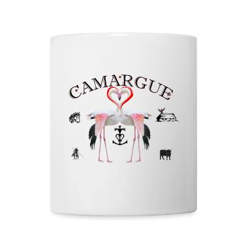 Camargue-T-Shirt - Tasse - Weiß - Vorne