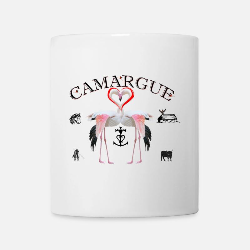 tshirt camargue - Mug blanc - blanc