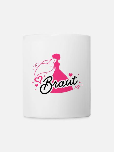 braut hochzeit - Tasse - Weiß